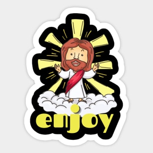 Enjoy in Heaven, Welcome to heaven Sticker